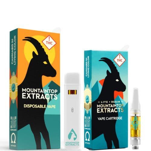 Mountaintop Extracts live resin and cured packaging and hardware